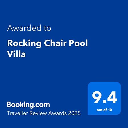Rocking Chair Pool Villa Csaveng-part Kültér fotó